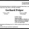 Pelger Gerhard 1924-2000 Todesanzeige